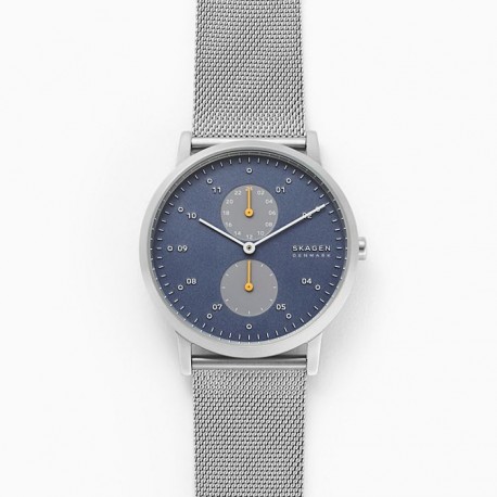 Skagen kristoffer blue mesh