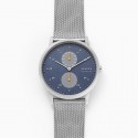 Skagen kristoffer blue mesh