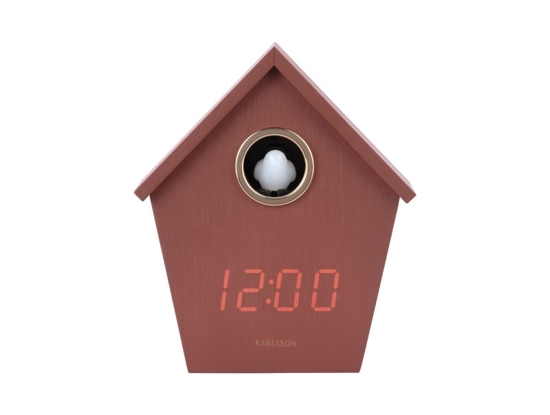 Alarm clock riqueza cucu' red