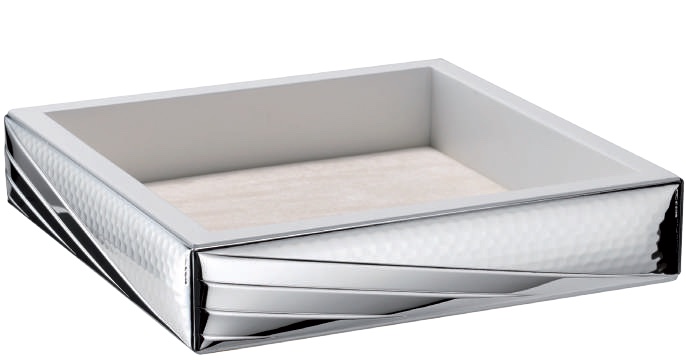 Vuotatasche quadrato con righe
