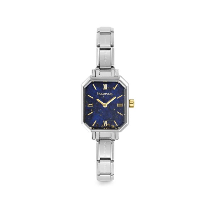 Orologio Paris rettangolare blu Lapislazzulo