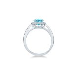 Anello con acquamarina e contorno - Foto 2