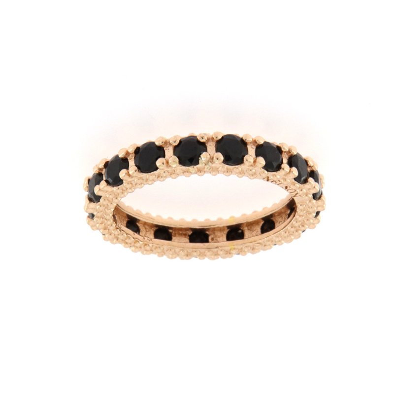 Anello mini marrakech spinelli neri