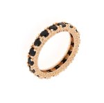 Anello mini marrakech spinelli neri - Foto 2