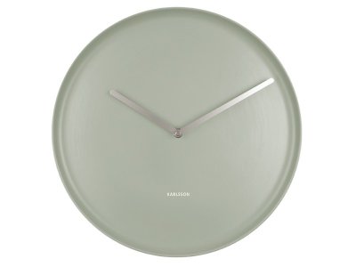 Plate porcelain green 35 cm