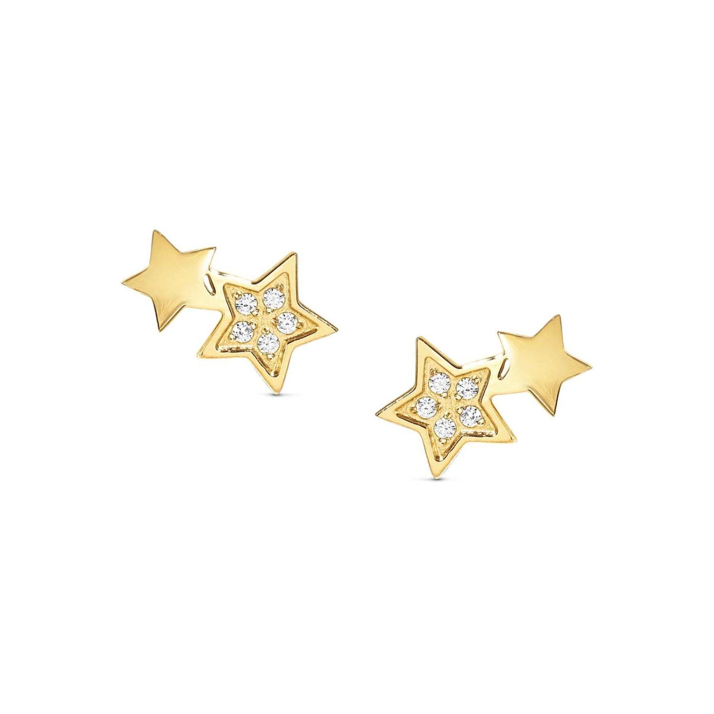 Orecchini misstrendy stella oro giallo