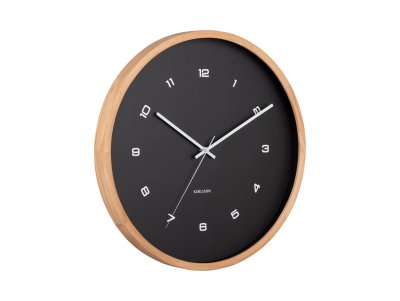 Wall clock modesta black 41,5 cm