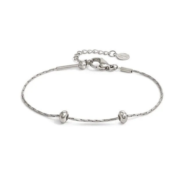 Seimia bracciale in acciaio con stopper