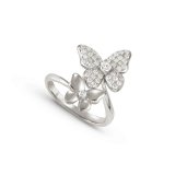 Anello sweetmadame arg pavé farfalla mis 11 - Foto 2